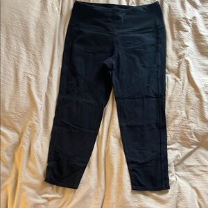 Athleta Black High-Waisted Crop Leggings